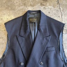 画像8: 【Wiz&Witch】"OUT STITCH" DOUBLE TAILOR WRAP VEST / OS (8)