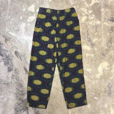 画像1: ALL OVER PATTERN CORDUROY STRAIGHT PANTS / ~W36 (1)