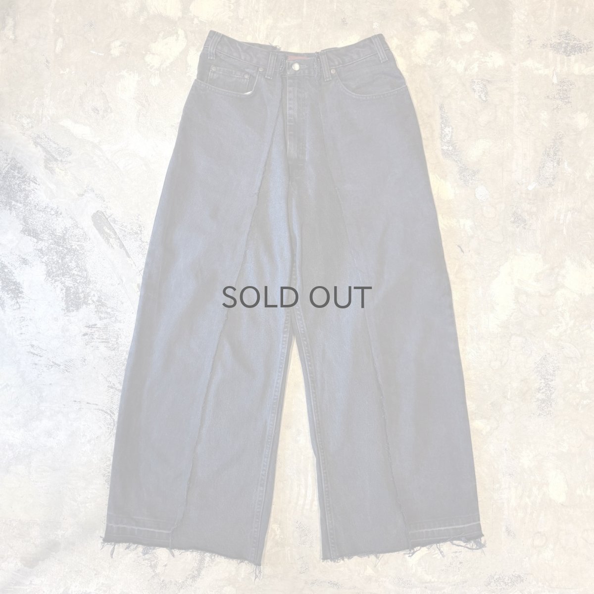 画像1: 【Wiz&Witch】"UNITED" TWINS WIDE DENIM PANTS / W31 (1)
