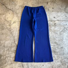 画像1: COBALT BLUE COLOR MESH WIDE DESIGN PANTS / W27~W36(11) (1)