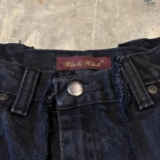画像10: 【Wiz&Witch】"UNITED" TWINS WIDE DENIM PANTS / W31 (10)