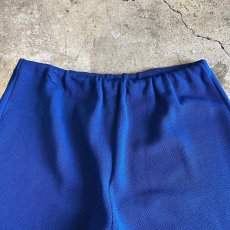 画像6: COBALT BLUE COLOR MESH WIDE DESIGN PANTS / W27~W36(11) (6)