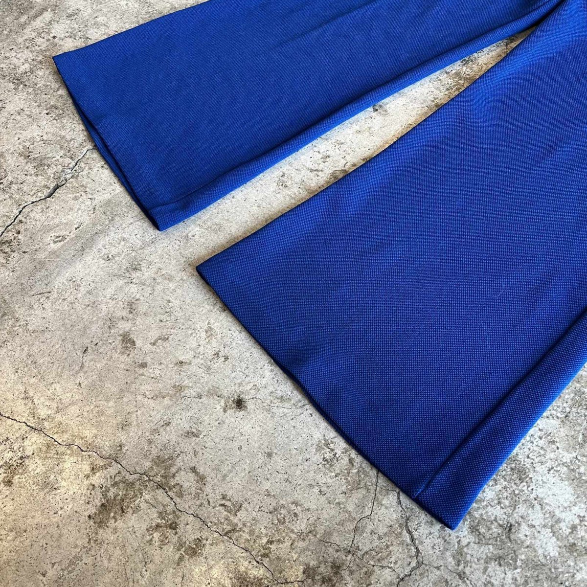 画像4: COBALT BLUE COLOR MESH WIDE DESIGN PANTS / W27~W36(11) (4)