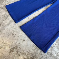 画像4: COBALT BLUE COLOR MESH WIDE DESIGN PANTS / W27~W36(11) (4)