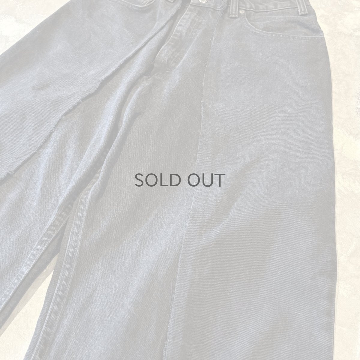画像4: 【Wiz&Witch】"UNITED" TWINS WIDE DENIM PANTS / W31 (4)