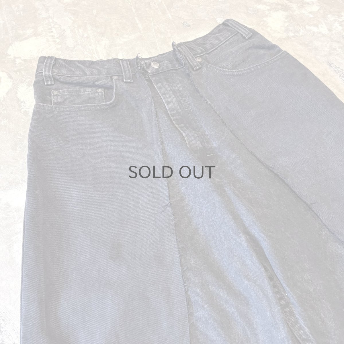 画像3: 【Wiz&Witch】"UNITED" TWINS WIDE DENIM PANTS / W31 (3)