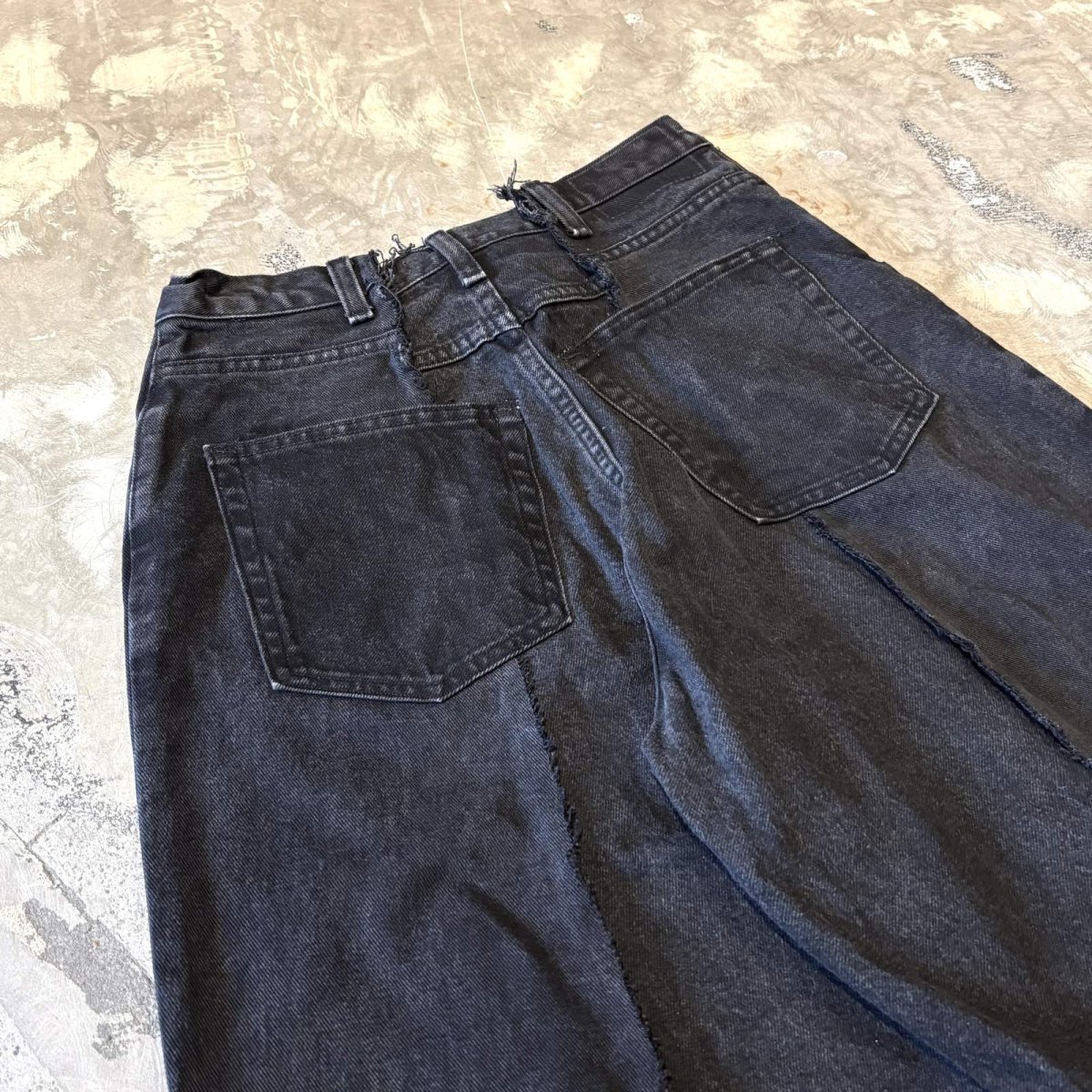 画像9: 【Wiz&Witch】"UNITED" TWINS WIDE DENIM PANTS / W31 (9)