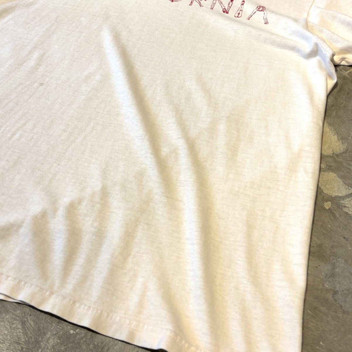 画像6: "CALIFORNIA" FRONT ART PRINTED S/S TEE / Mens L (6)
