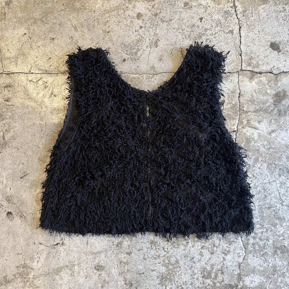 画像2: ALL OVER SHORT FRINGE 2 WAY DESIGN N/S TOPS / Ladies M (2)