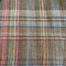 画像7: COLOR CHECK ALL OVER PATTERN LIGHT DESIGN JACKET / Ladies L (7)