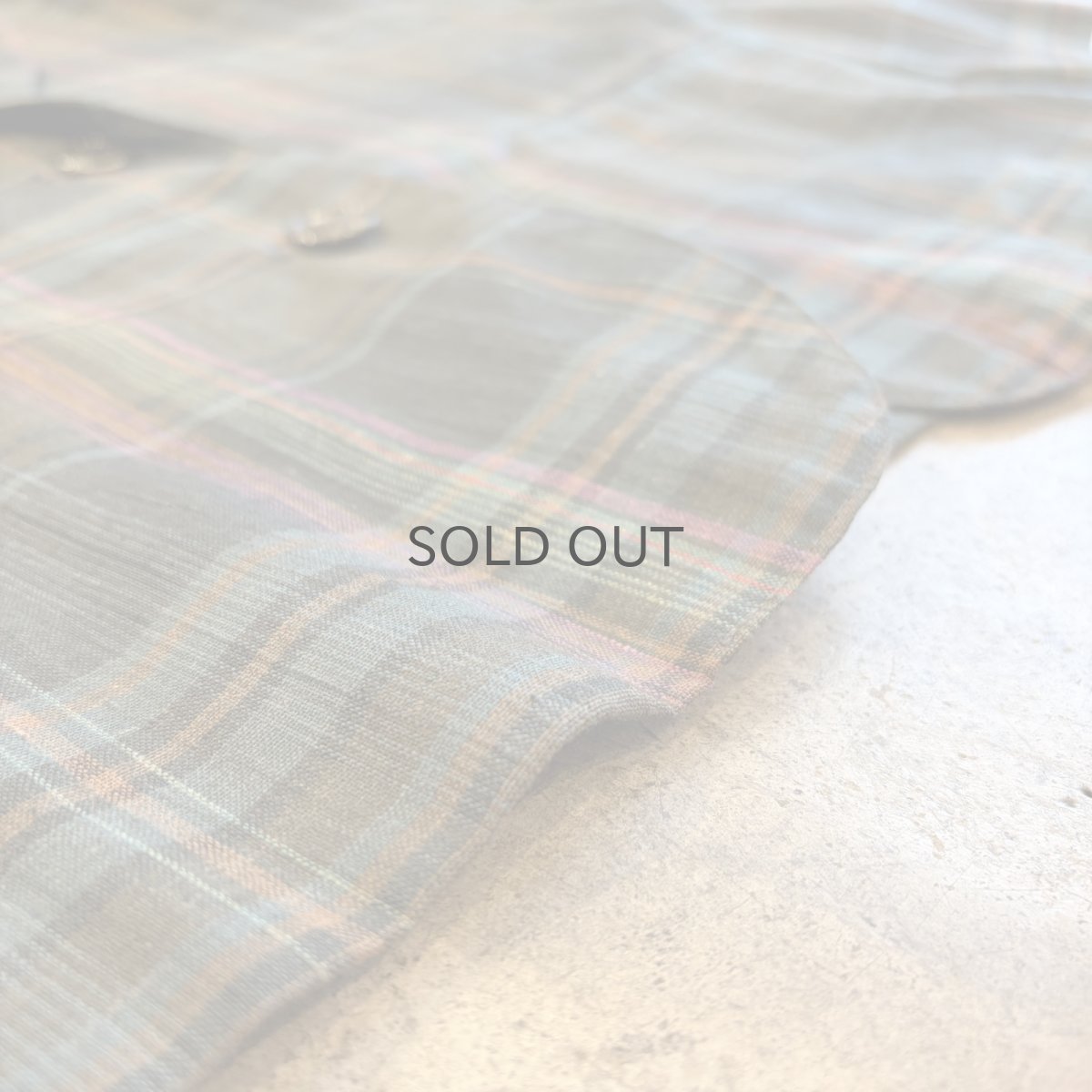 画像11: COLOR CHECK ALL OVER PATTERN LIGHT DESIGN JACKET / Ladies L (11)