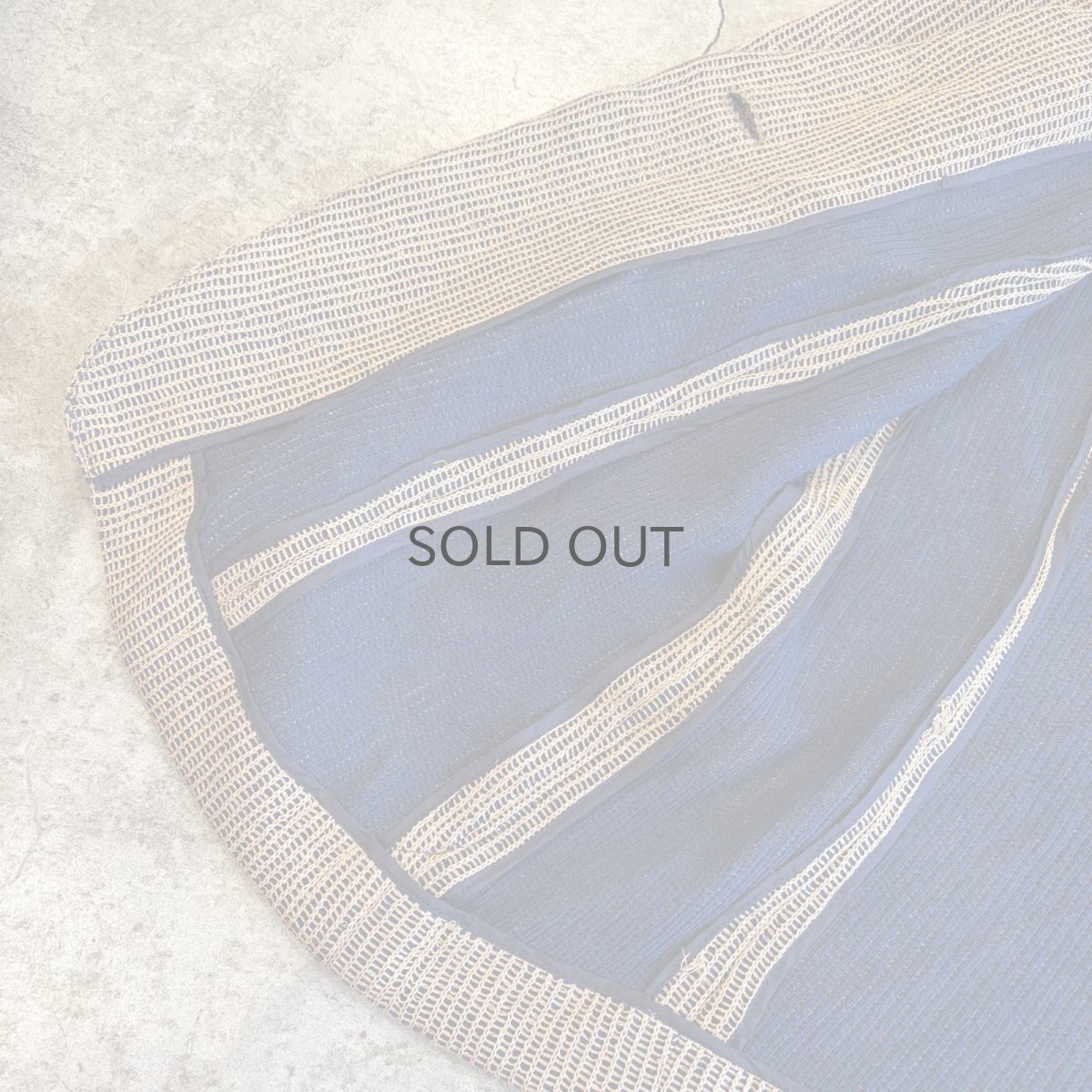 画像8: NO COLLAR DESIGN MESH TAILORED JACKET / Ladies L (8)