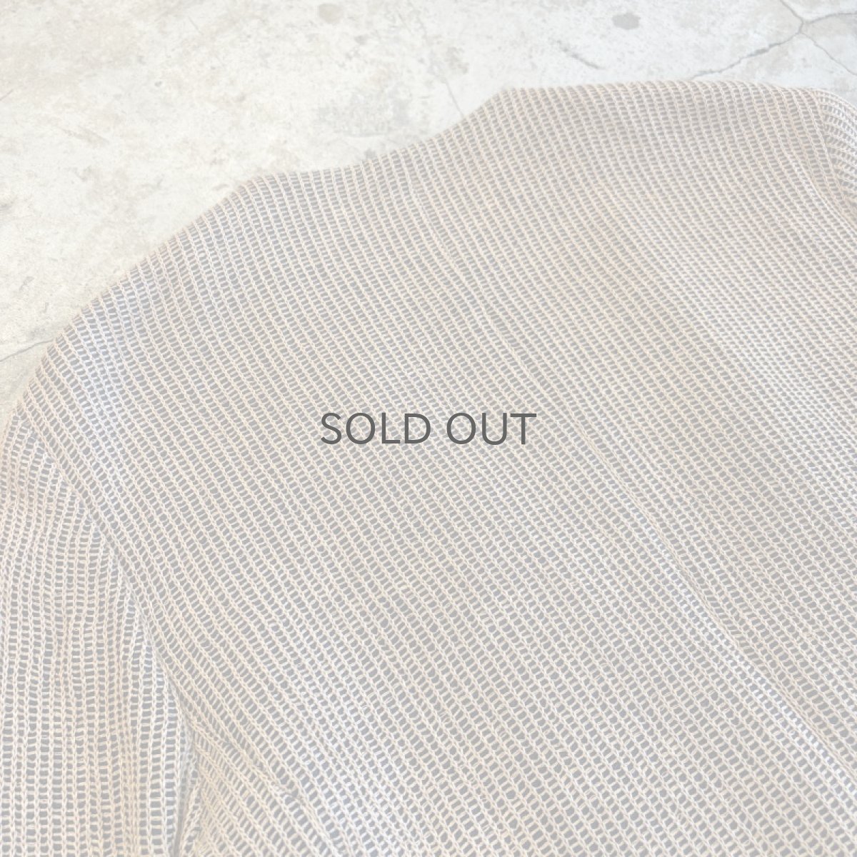 画像9: NO COLLAR DESIGN MESH TAILORED JACKET / Ladies L (9)