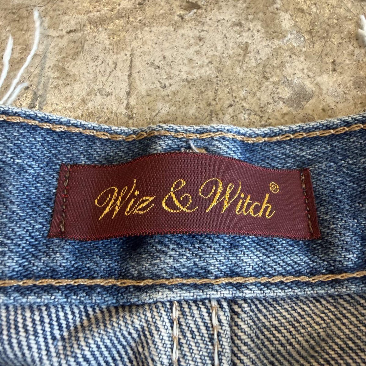 画像11: 【Wiz&Witch】"UNITED" TWINS WIDE DENIM PANTS / W29 (11)