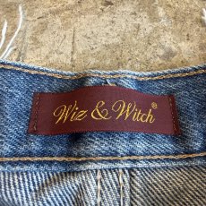 画像11: 【Wiz&Witch】"UNITED" TWINS WIDE DENIM PANTS / W29 (11)