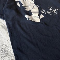 画像5: "MICHAEL JACKSON" FRONT SILVER PRINTED S/S TEE / Mens L / MADE IN USA (5)