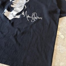 画像6: "MICHAEL JACKSON" FRONT SILVER PRINTED S/S TEE / Mens L / MADE IN USA (6)