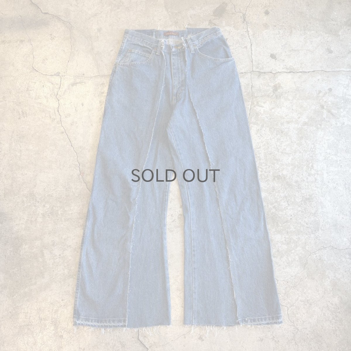 画像1: 【Wiz&Witch】"UNITED" TWINS WIDE DENIM PANTS / W29 (1)