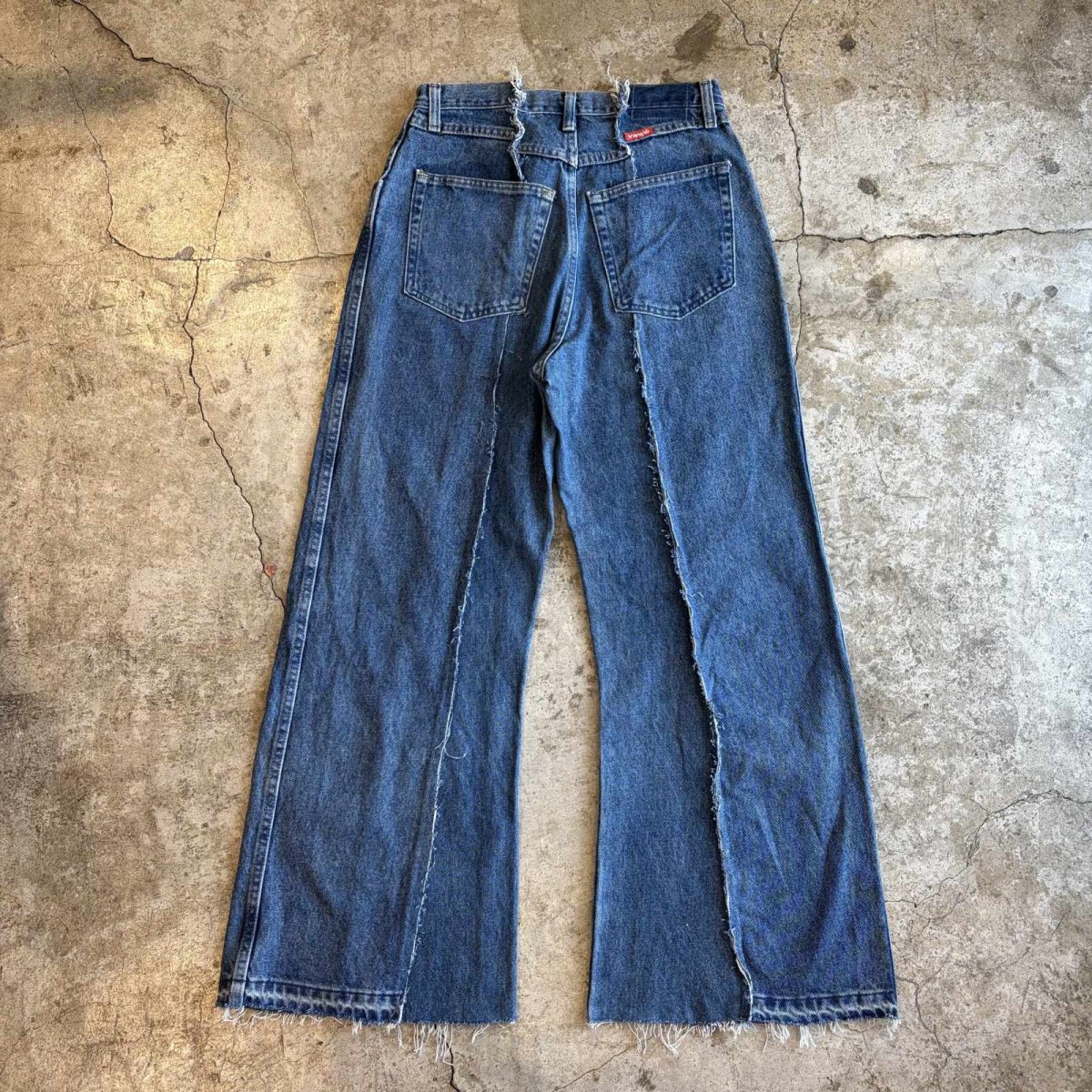 画像2: 【Wiz&Witch】"UNITED" TWINS WIDE DENIM PANTS / W29 (2)