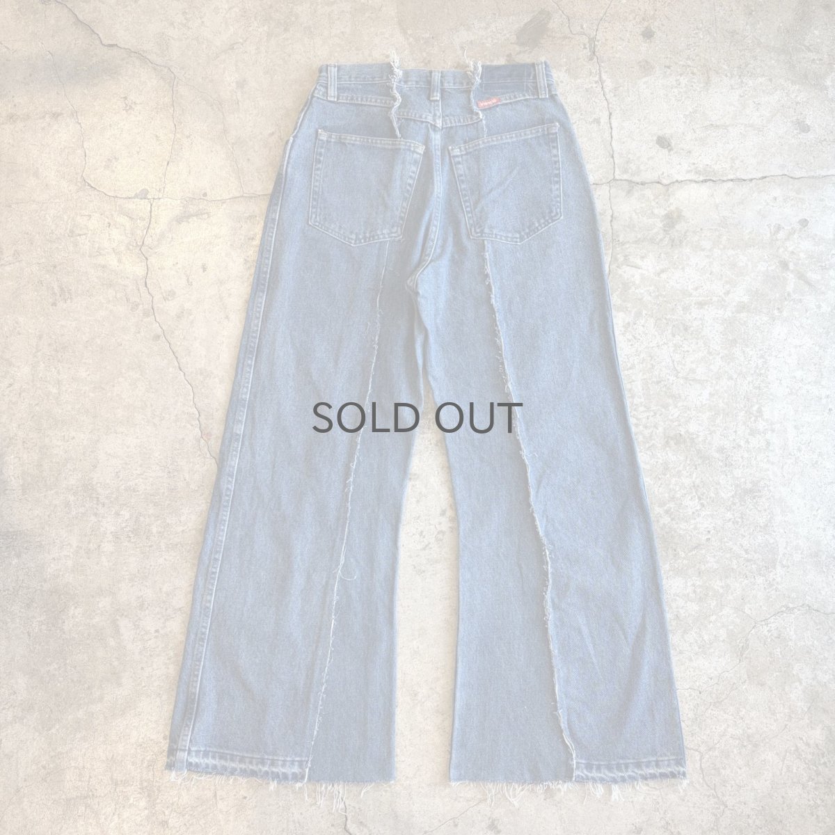 画像2: 【Wiz&Witch】"UNITED" TWINS WIDE DENIM PANTS / W29 (2)