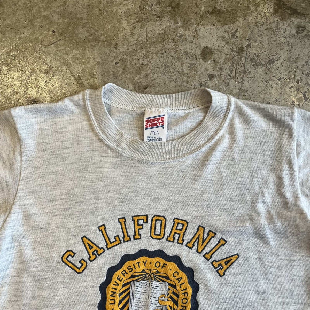 画像7: 80's FRONT PRINTED DESIGN COLLEGE S/S TEE / Ladies XS(YOUTH L) / MADE IN USA (7)
