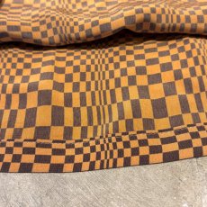 画像8: ALL OVER ARTISTIC CHECK PATTERN SILK L/S SHIRT / Mens L (8)