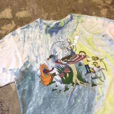 画像3: "RICK&MORTY" PRINTED DYED PATTERN S/S TEE / Mens L (3)