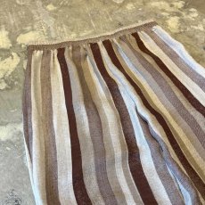 画像9: MULTI STRIPE PATTERN BELT DESIGN WIDE PANTS / W33~W38 (9)