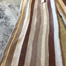 画像7: MULTI STRIPE PATTERN BELT DESIGN WIDE PANTS / W33~W38 (7)