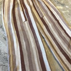 画像5: MULTI STRIPE PATTERN BELT DESIGN WIDE PANTS / W33~W38 (5)