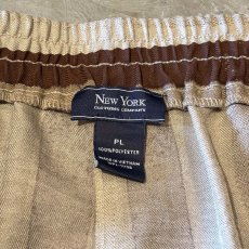 画像11: MULTI STRIPE PATTERN BELT DESIGN WIDE PANTS / W33~W38 (11)