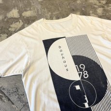 画像3: "BAUHAUS" FRONT SIDE PRINTED S/S TEE / Mens XL (3)