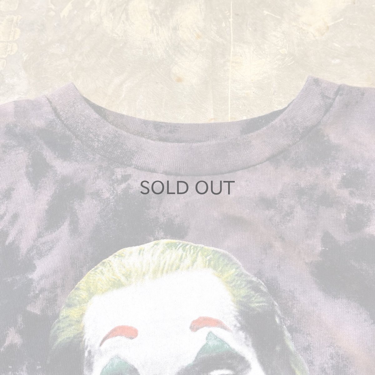 画像10: "JOKER" FRONT PRINTED TIE DYE PATTERN S/S TEE / Mens L (10)