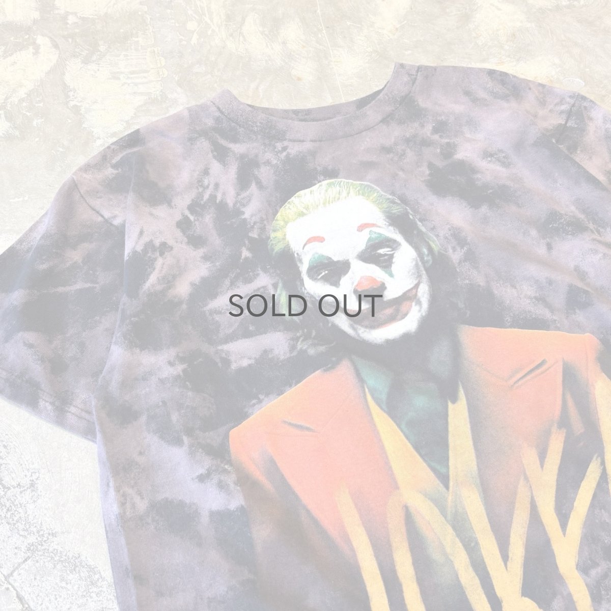 画像3: "JOKER" FRONT PRINTED TIE DYE PATTERN S/S TEE / Mens L (3)