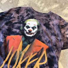 画像4: "JOKER" FRONT PRINTED TIE DYE PATTERN S/S TEE / Mens L (4)