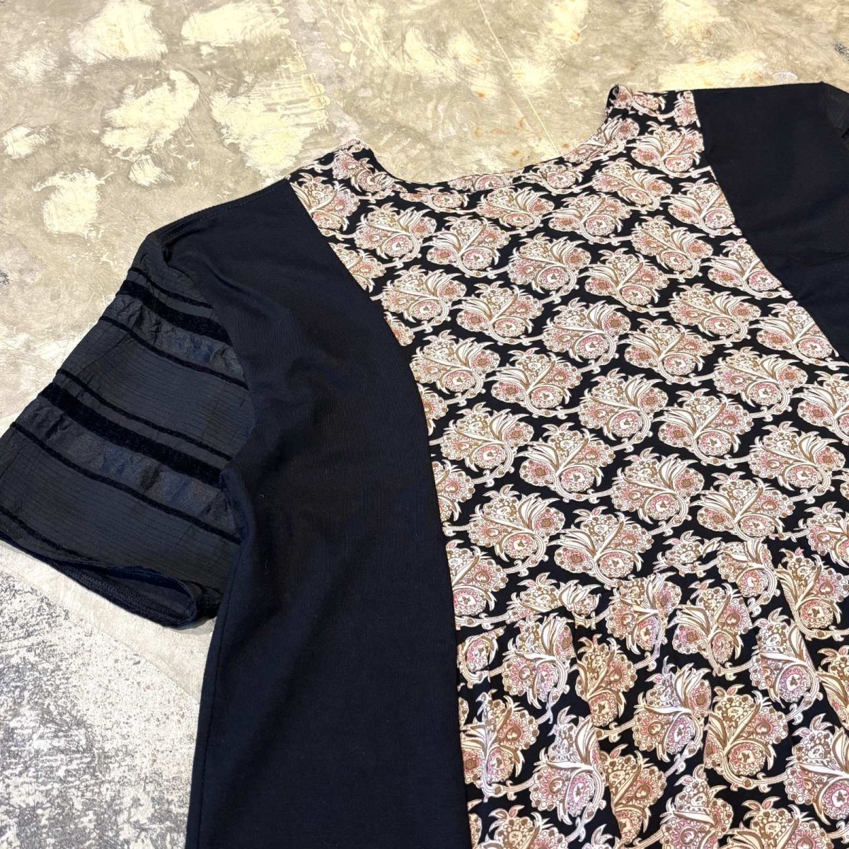 画像9: 【Wiz&Witch】"UNITED" MIX FABRIC LACE UP TOPS / OS (9)