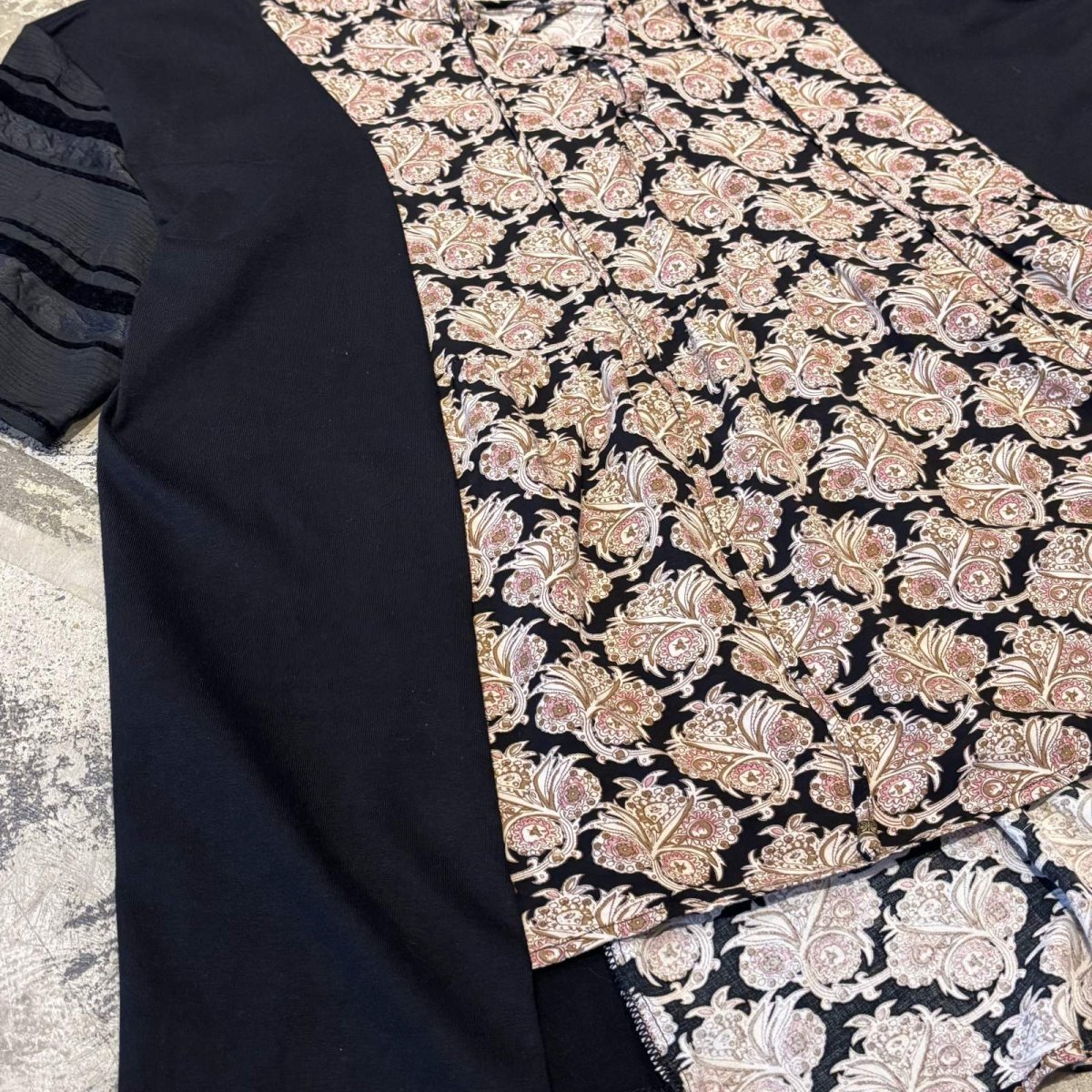 画像5: 【Wiz&Witch】"UNITED" MIX FABRIC LACE UP TOPS / OS (5)