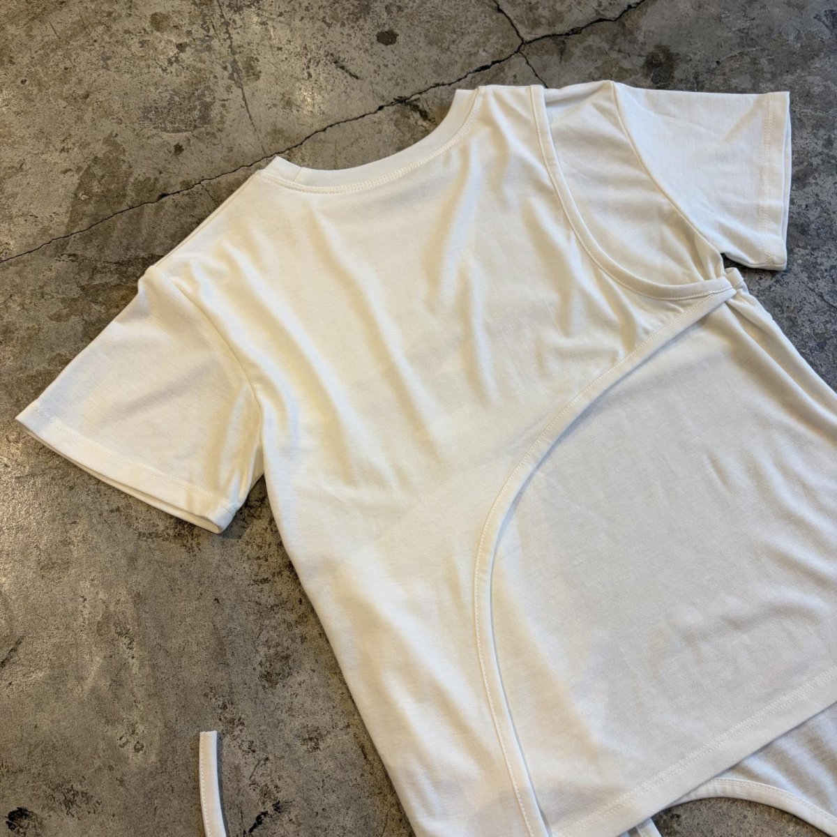 画像9: LAYERED DESIGN COTTON S/S TEE / Ladies S~M (9)