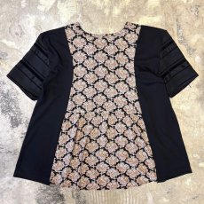 画像2: 【Wiz&Witch】"UNITED" MIX FABRIC LACE UP TOPS / OS (2)