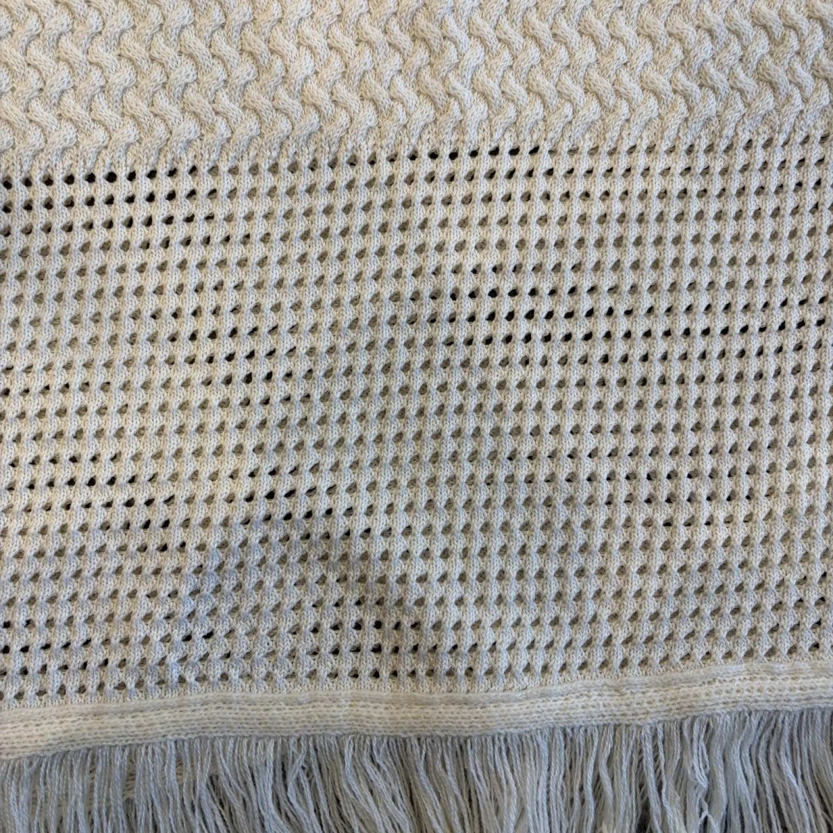 画像9: UNDER FRINGE CROCHET KNIT LONG DESIGN SKIRT / W27~W38 (9)