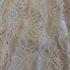 画像5: WHITE COLOR ALL OVER LACE DESIGN LONG SKIRT / W24~W31 (5)