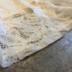 画像10: WHITE COLOR ALL OVER LACE DESIGN LONG SKIRT / W24~W31 (10)