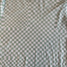 画像11: ALL OVER CHECKER PATTERN TULLE TURTLE DESIGN  L/S TOPS / Ladies M (11)