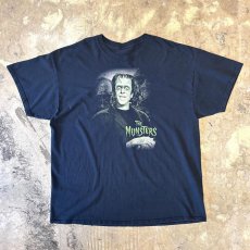 画像1: "THE MUNSTERS" FRONT FRANKEN PRINTED S/S TEE / Mens L (1)