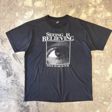 画像1: 80's "SEEING IS BELIEVING" EYE PRINTED S/S TEE / Mens XL / MADE IN USA (1)