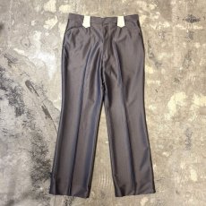 画像1: GRAY COLOR STRAIGHT SILHOUETTE WESTERN SLACKS / W33 (1)