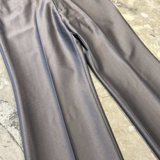 画像5: GRAY COLOR STRAIGHT SILHOUETTE WESTERN SLACKS / W33 (5)