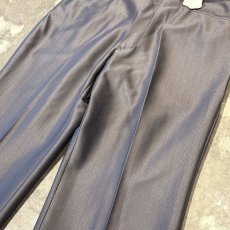 画像4: GRAY COLOR STRAIGHT SILHOUETTE WESTERN SLACKS / W33 (4)