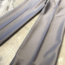 画像6: GRAY COLOR STRAIGHT SILHOUETTE WESTERN SLACKS / W33 (6)