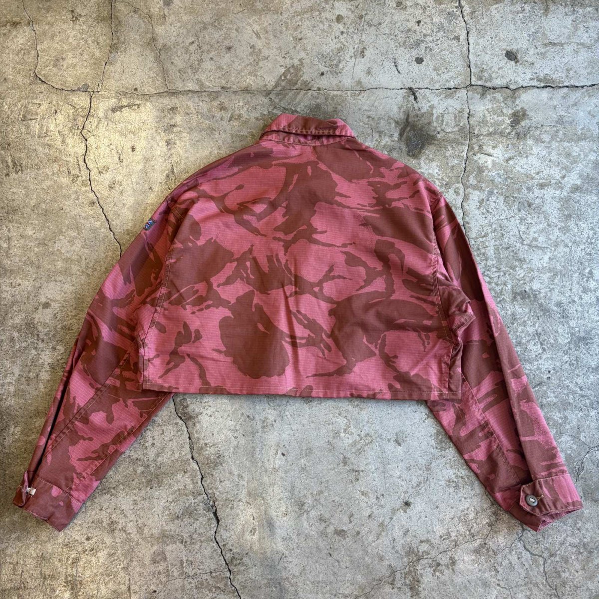 画像2: EURO MILITARY COLOR SHORT DESIGN DESERT CAMO LIGHT JACKET / Ladies L (2)